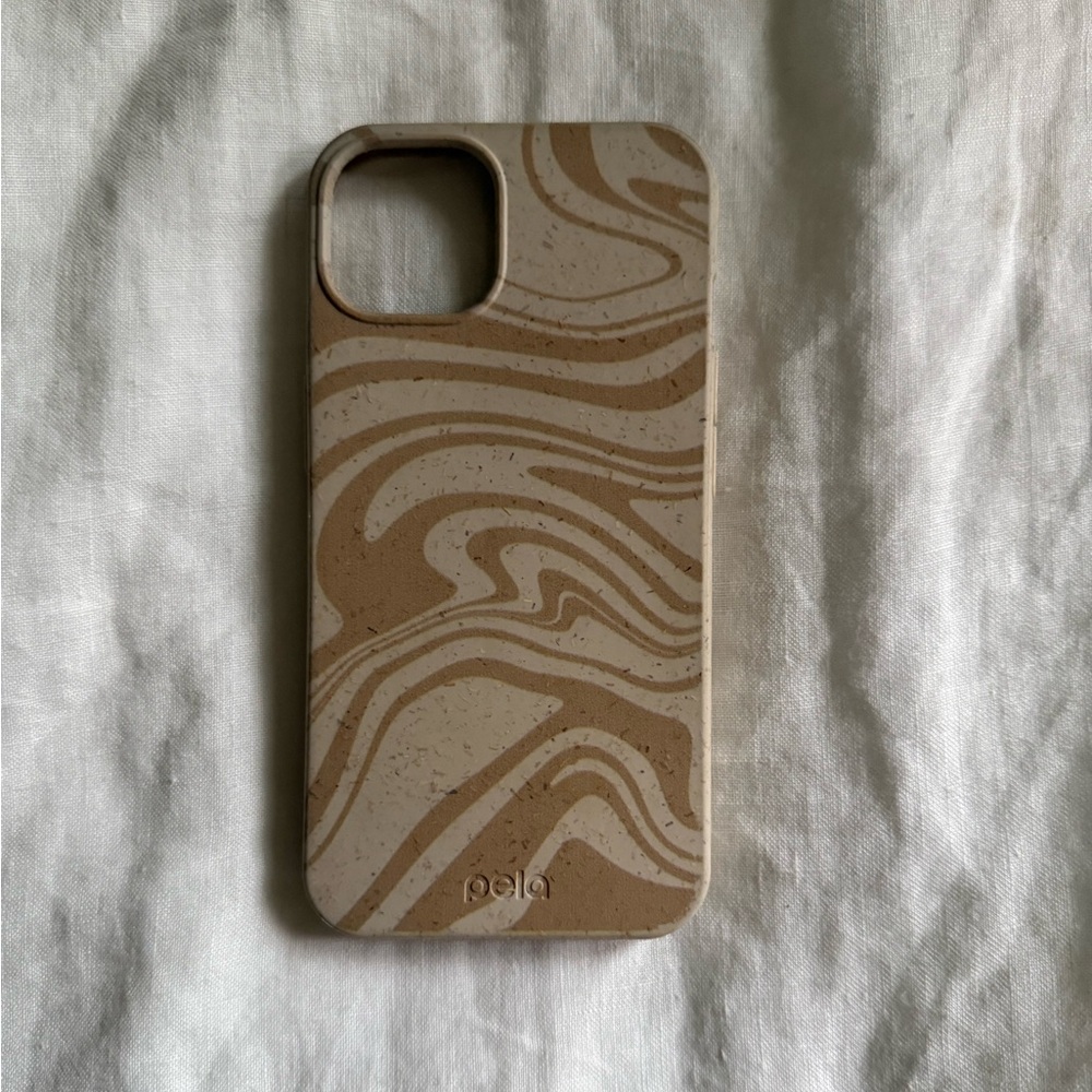 Pela Case for iPhone 13, London’s Fog Cappucino